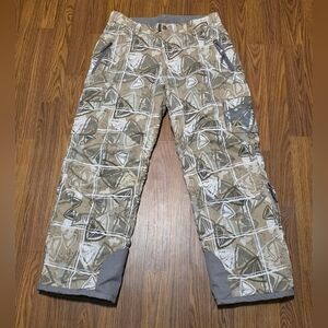 Firefly Women’s Size 16 Insulated Ski Snowboard Snow Pants Cargo Camo E25
